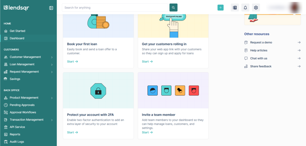 How do I download user report or data from Lendsqr?