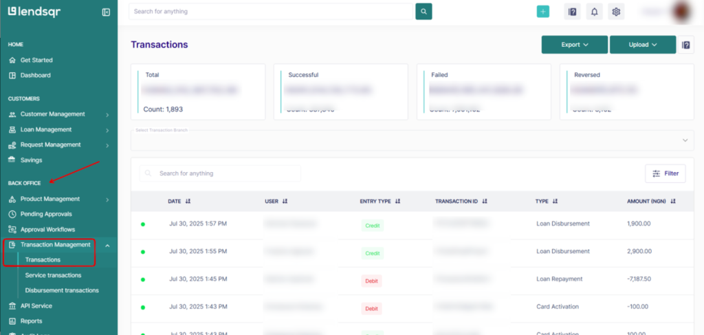 Understanding transaction statuses
