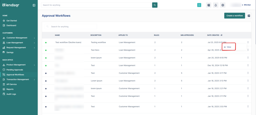 approval workflow