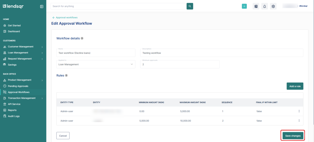 approval workflow