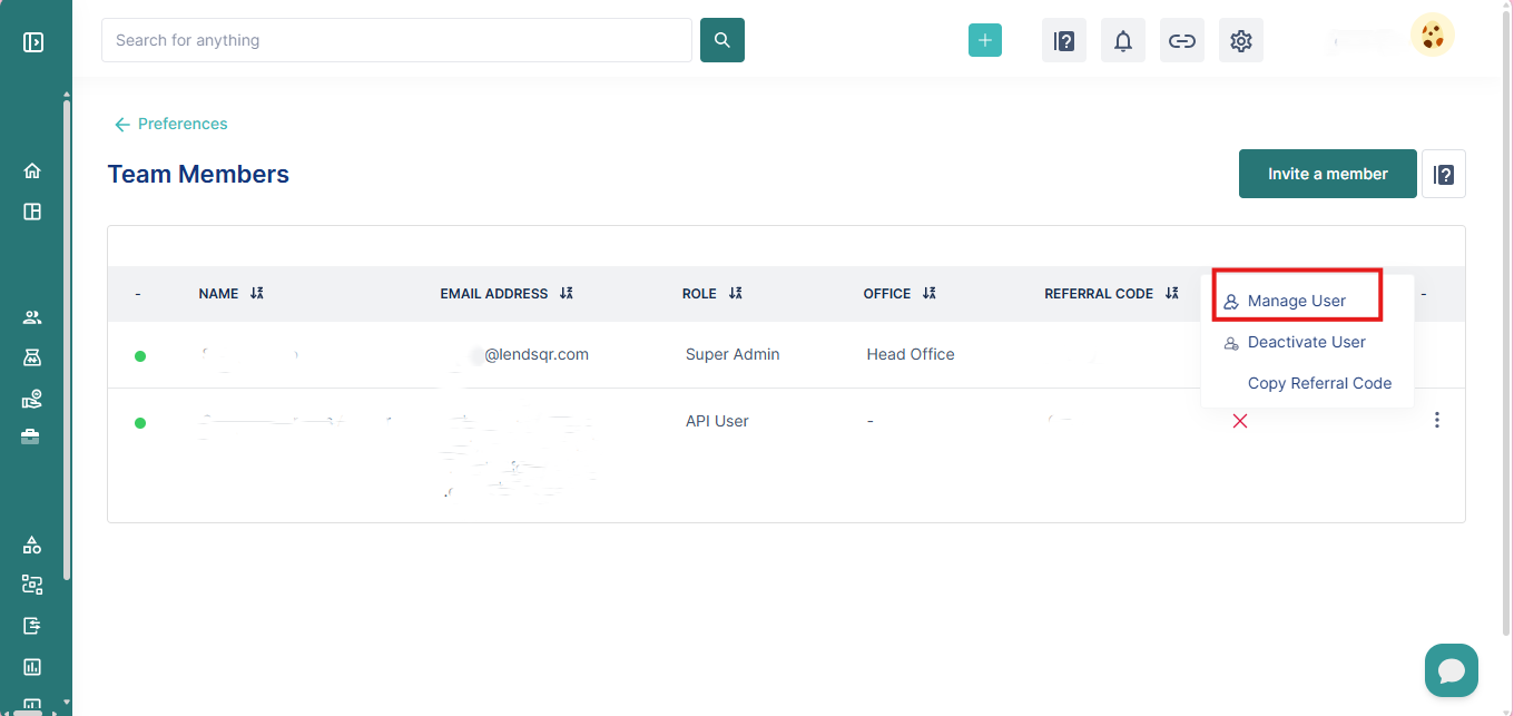 How to create and manage custom roles for staff - Lendsqr Documentation