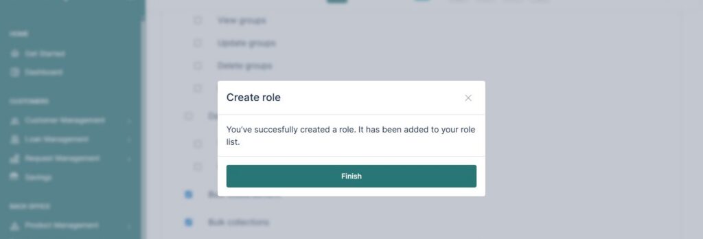 Permissions on the Lendsqr Console