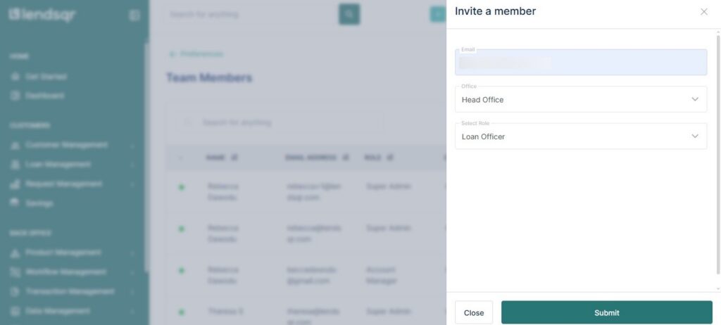 Permissions on the Lendsqr Console