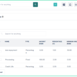 create new fee